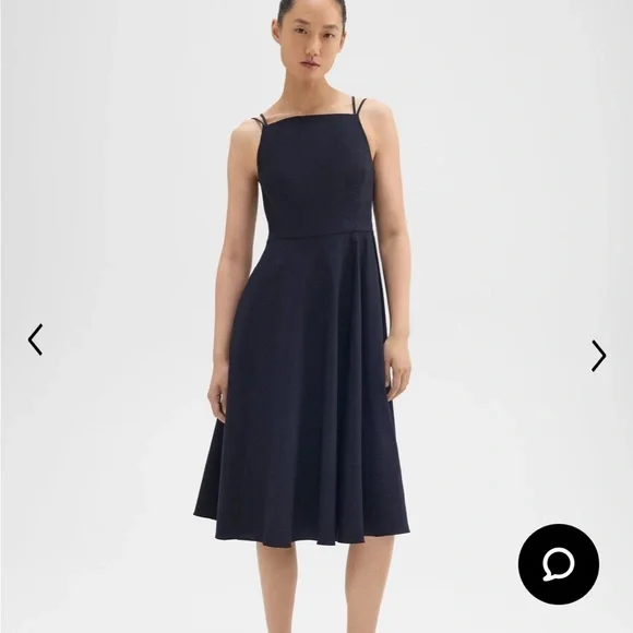 Square neck dress in Good Linen - Picture 2 of 5